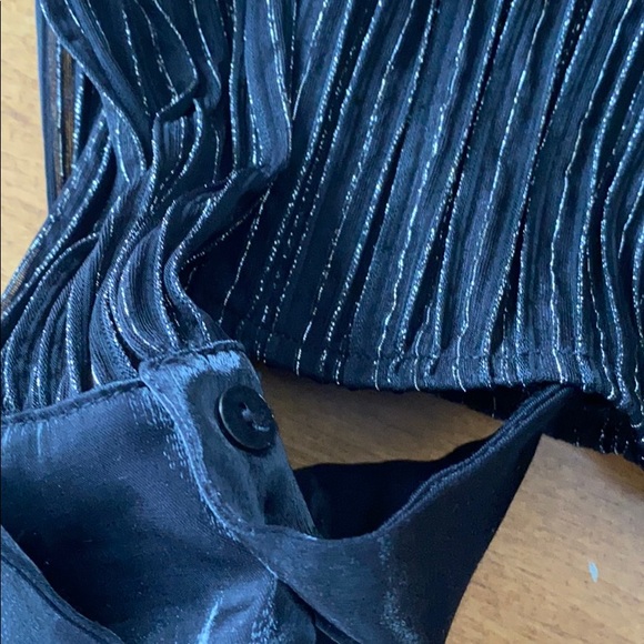 Vintage Translucent Zip Blouse with Sparkle - Picture 10 of 13